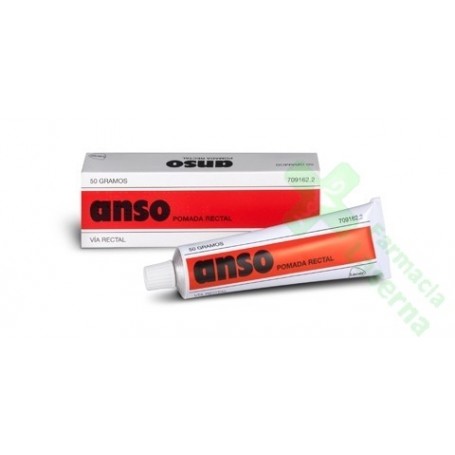 ANSO POMADA RECTAL, 1 TUBO DE 50 G