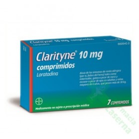 CLARITYNE 10 MG COMPRIMIDOS, 7 COMPRIMIDOS