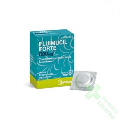 FLUIMUCIL FORTE 600 MG COMPRIMIDOS EFERVESCENTES , 20 COMPRIMIDOS