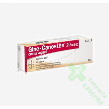 GINE-CANESTEN 20 MG/G CREMA VAGINAL , 1 TUBO DE 20 G