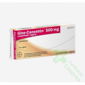 GINE-CANESTEN 500 MG COMPRIMIDO VAGINAL , 1 COMPRIMIDO