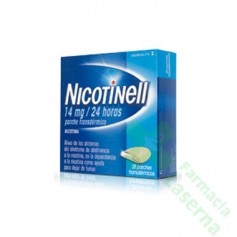 NICOTINELL 21 MG/24 HORAS PARCHE TRANSDERMICO , 14 PARCHES