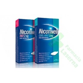 NICOTINELL FRUIT 2 MG CHICLE MEDICAMENTOSO, 24 CHICLES