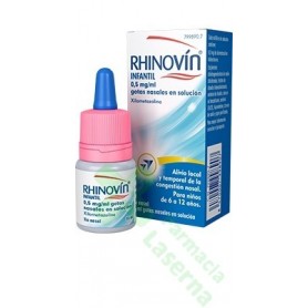 RHINOVÍN KIDS 0,5 MG/ML GOTAS NASALES EN SOLUCIÓN, 1 FRASCO DE 10 ML