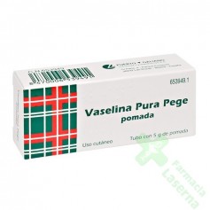 VASELINA PURA PEGE POMADA , 1 TUBO DE 5 G